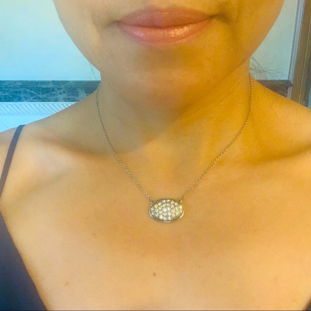 Vintage Monet silver necklace
